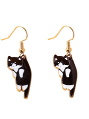 Cute Cartoon Kitten Pendant Earrings