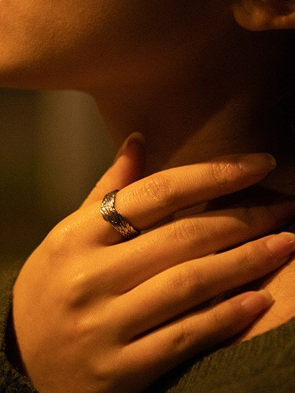 Vintage Angel Wing Cuff Ring