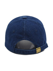 Vintage Wash Distressed Denim Baseball Cap