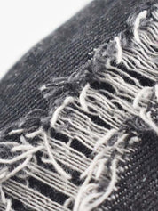 Vintage Wash Distressed Denim Baseball Cap