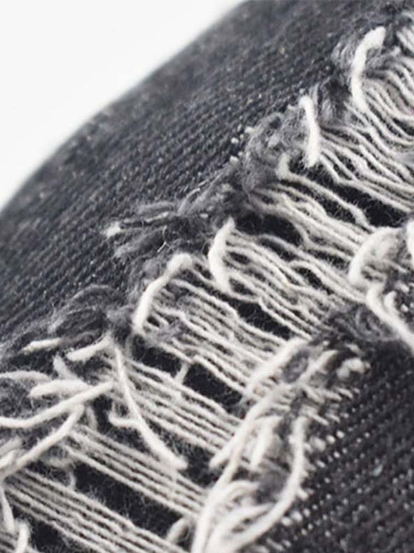 Vintage Wash Distressed Denim Baseball Cap