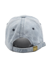 Vintage Wash Distressed Denim Baseball Cap
