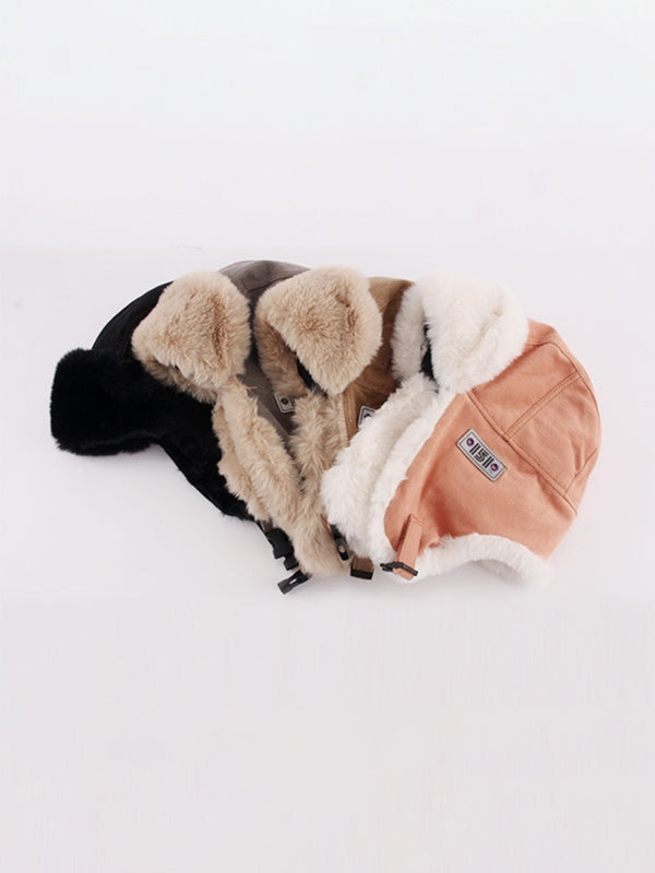 Warm Fleece Lined Buckle Trapper Hat