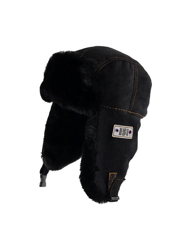 Warm Fleece Lined Buckle Trapper Hat