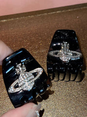 Cosmos Rhinestone Hair Claw Clip