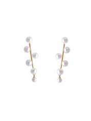 Retro Faux Pearl Earrings