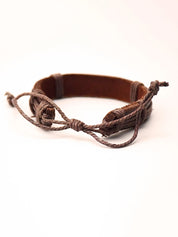 Animal Pendant Pu Leather Bracelet
