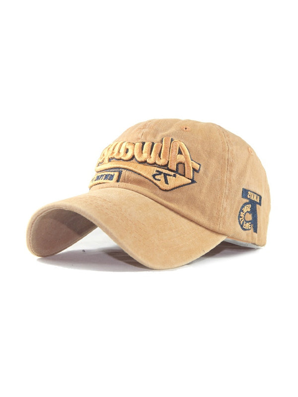 Vintage Wash Embroidery Baseball Cap