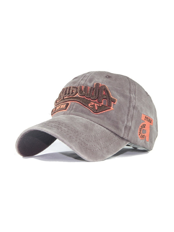 Vintage Wash Embroidery Baseball Cap