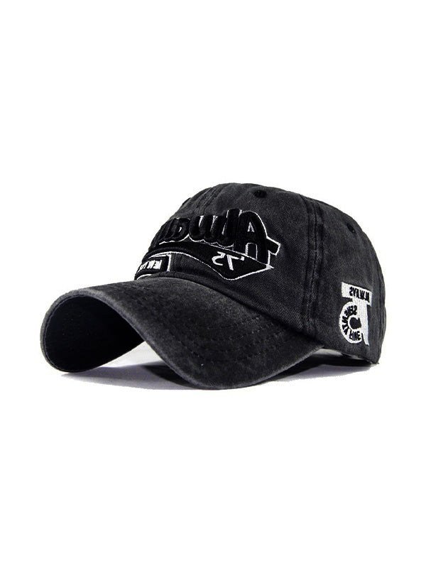 Vintage Wash Embroidery Baseball Cap