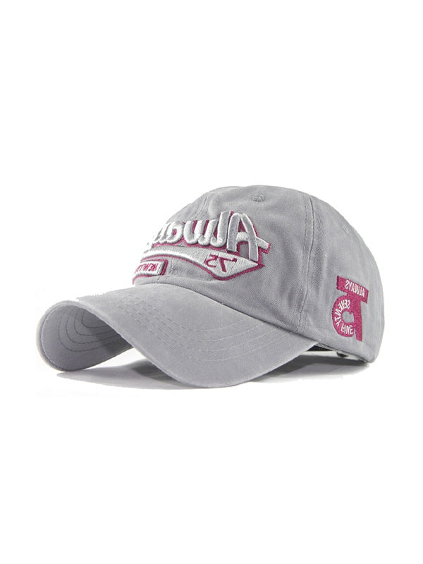 Vintage Wash Embroidery Baseball Cap