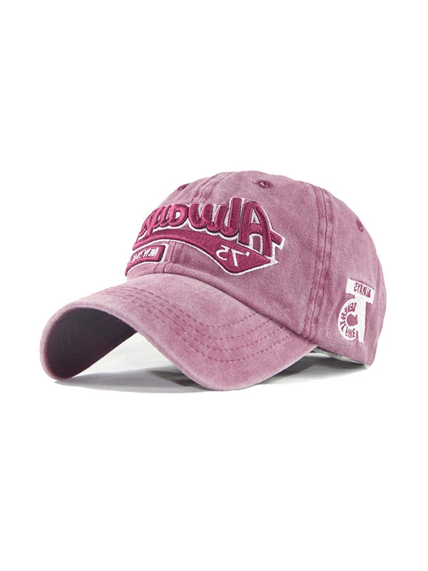 Vintage Wash Embroidery Baseball Cap