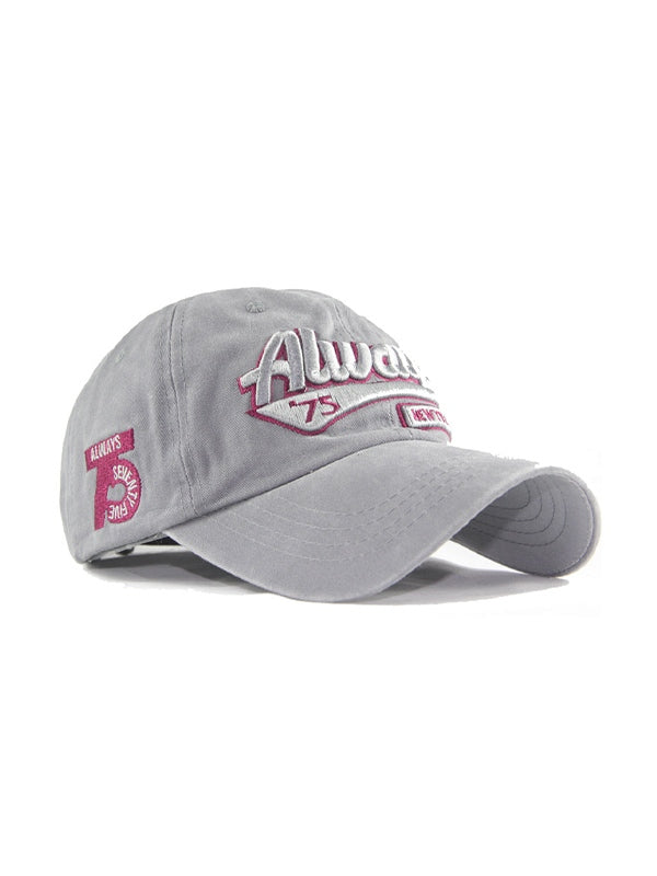 Vintage Wash Embroidery Baseball Cap