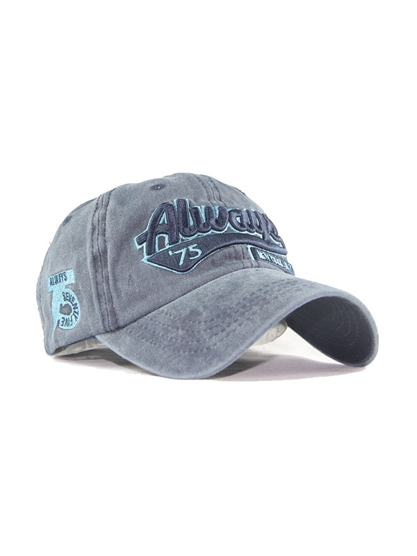 Vintage Wash Embroidery Baseball Cap