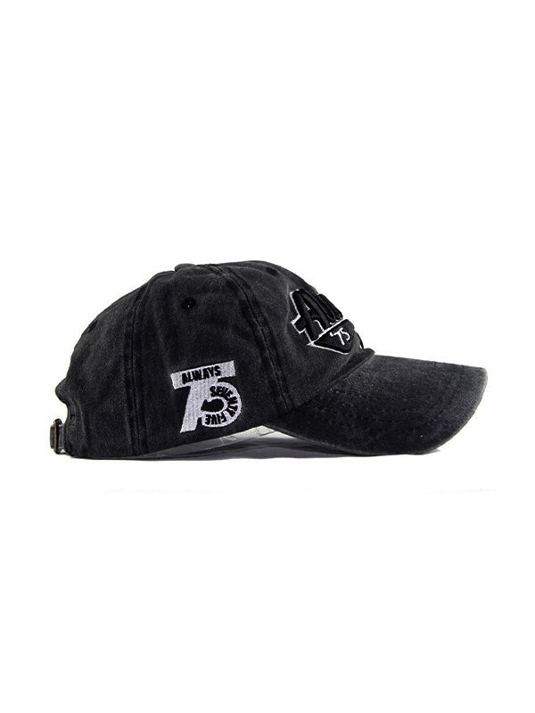 Vintage Wash Embroidery Baseball Cap