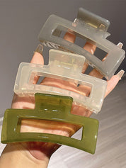 Large Rectangle Hair Claw Clip