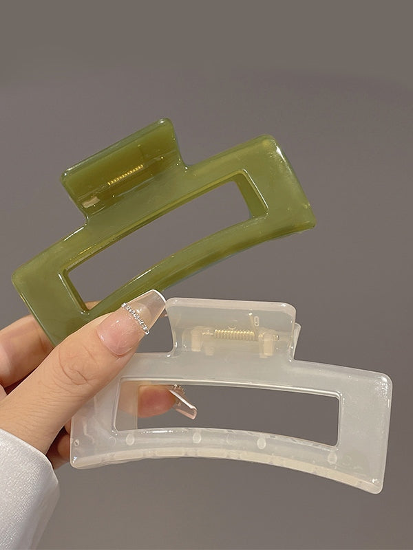 Large Rectangle Hair Claw Clip