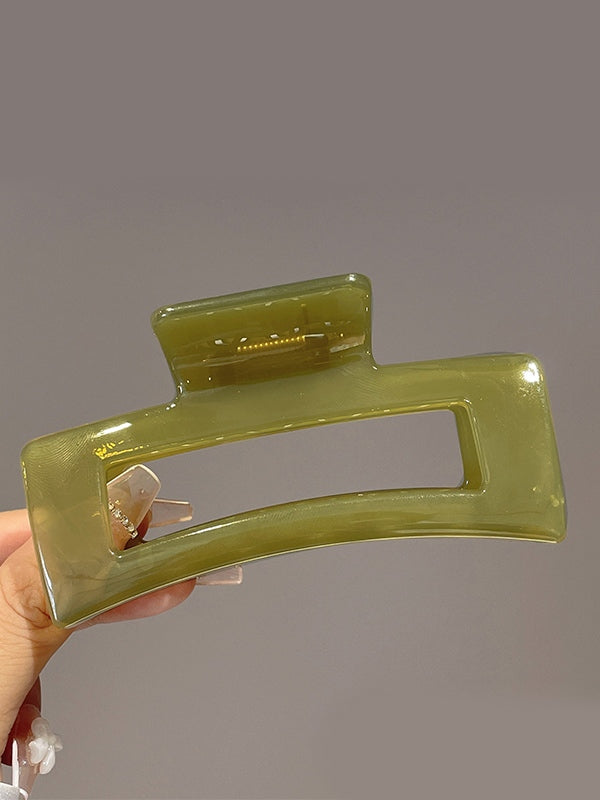 Large Rectangle Hair Claw Clip