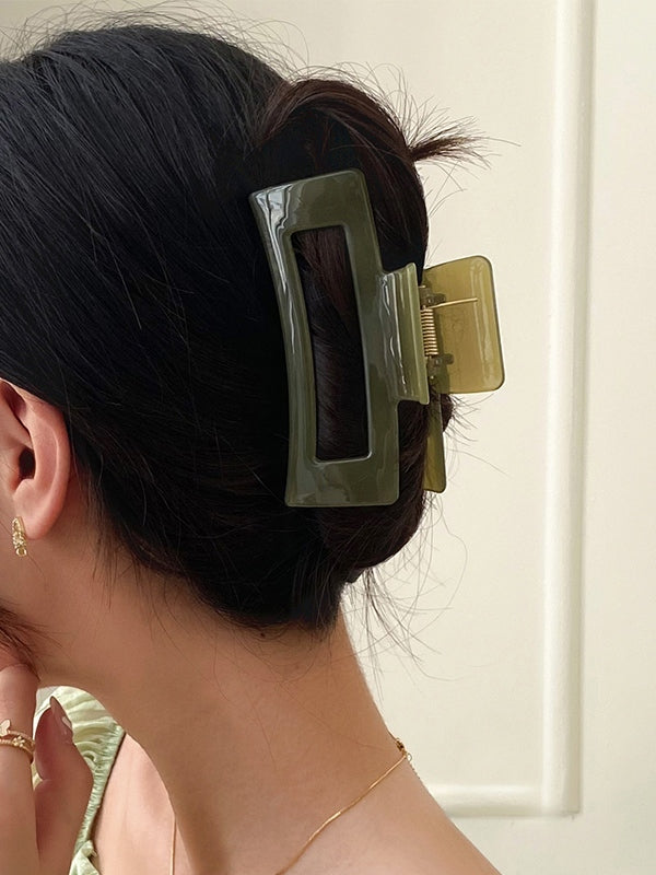 Large Rectangle Hair Claw Clip