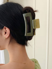 Large Rectangle Hair Claw Clip