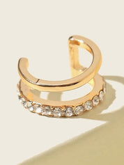 1pc Rhinestone Embellish Ear Cuff