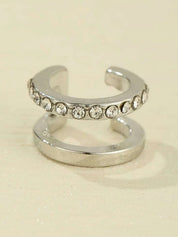 1pc Rhinestone Embellish Ear Cuff