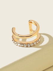 1pc Rhinestone Embellish Ear Cuff