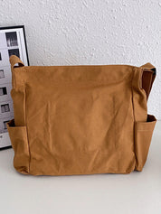 Badge Design Large Crossbody Bag