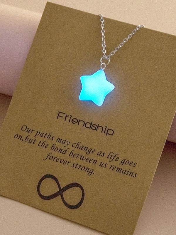 Luminous Star Pendant Necklace