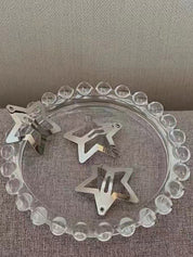Silver Hollow Out Star Hair Clip