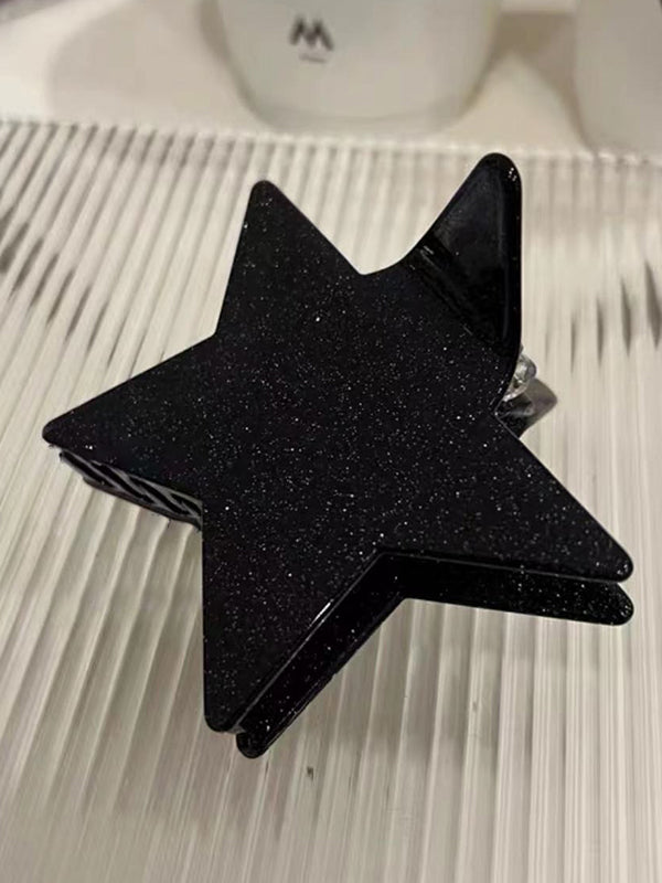 Glossy Star Pattern Hair Claw Clip