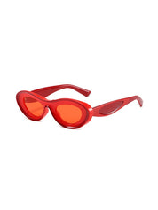 Contrasting Chunky Cat Eye Sunglasses