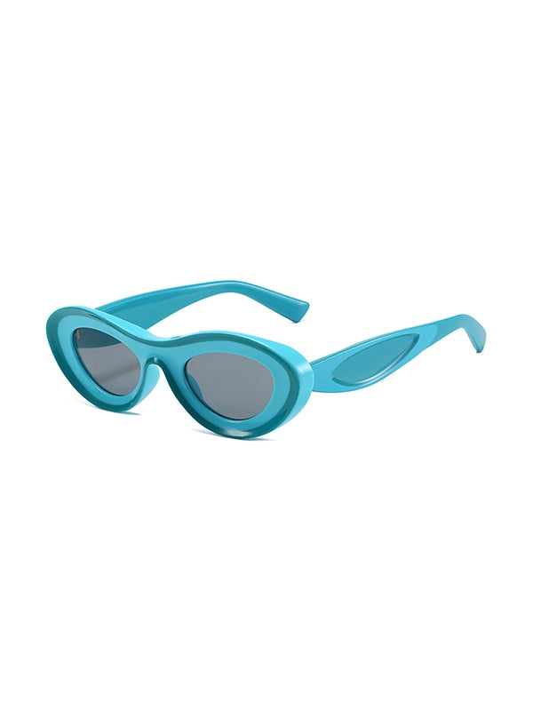 Contrasting Chunky Cat Eye Sunglasses