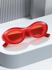 Contrasting Chunky Cat Eye Sunglasses