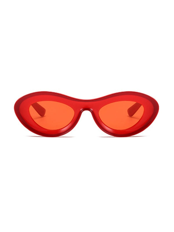 Contrasting Chunky Cat Eye Sunglasses