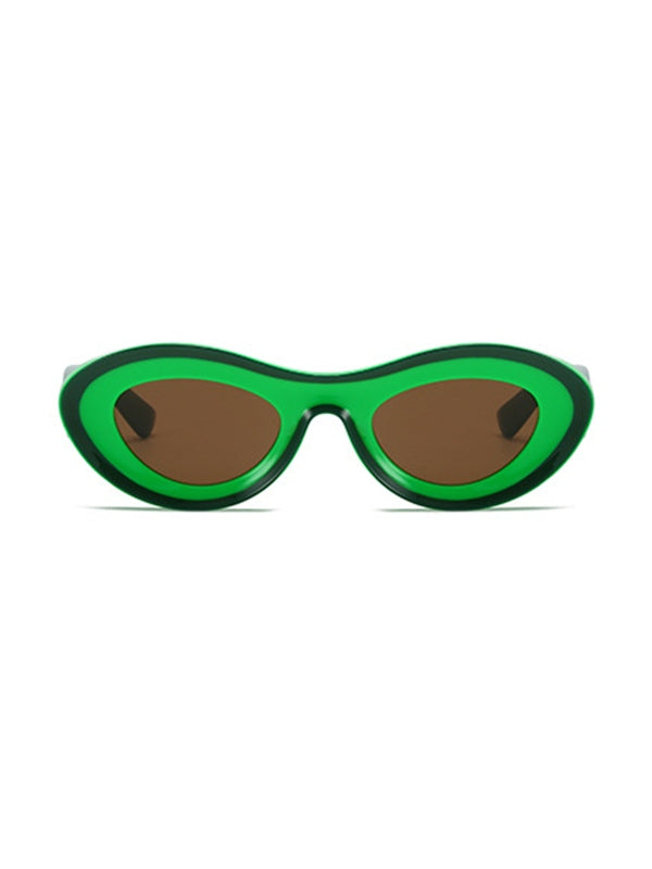 Contrasting Chunky Cat Eye Sunglasses