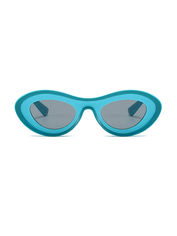 Contrasting Chunky Cat Eye Sunglasses