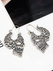 Hollow Out Skull Earrings