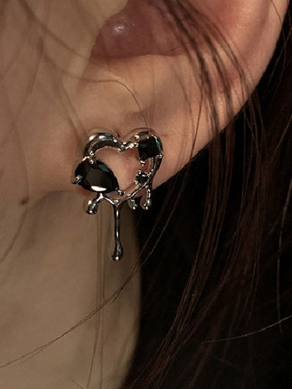 Hollow Out Heart Pattern Earring