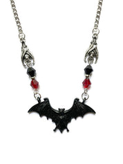 Gothic Bat Pendant Necklace