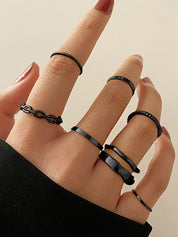 8pcs Simple Knuckle Ring
