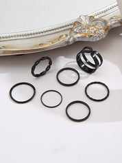 8pcs Simple Knuckle Ring