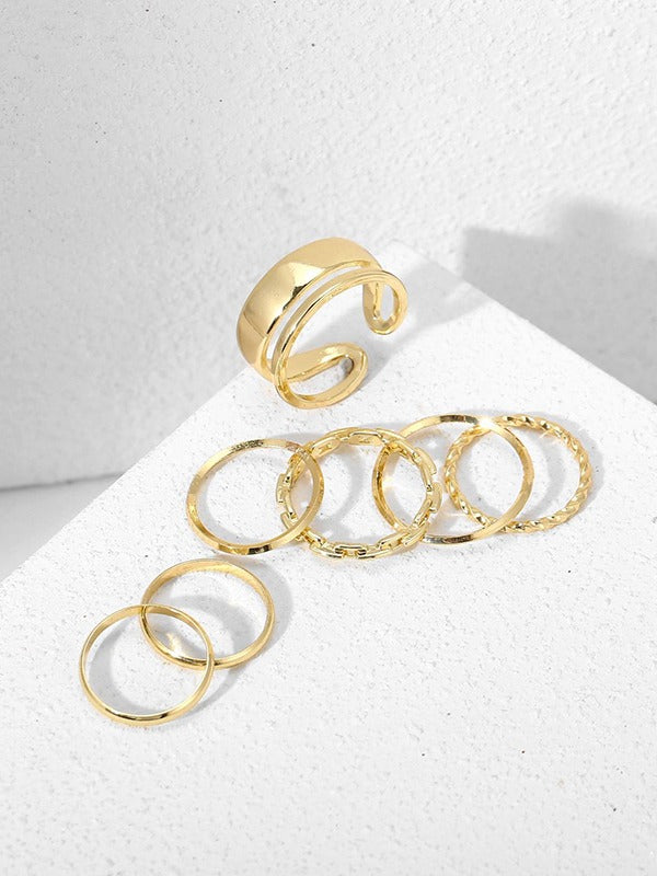 8pcs Simple Knuckle Ring