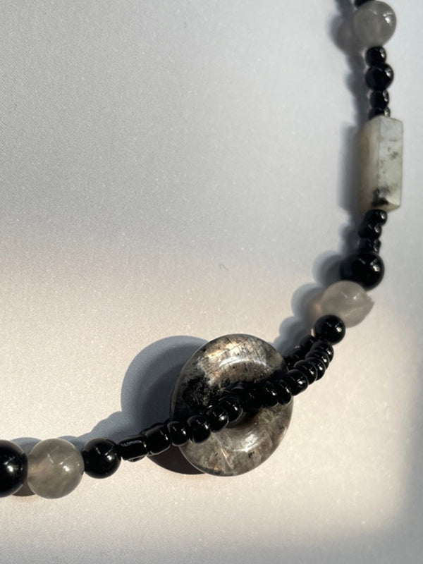 Vintage Irregular Beaded Necklace