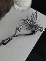 Grungy Butterfly Pattern Hair Clip