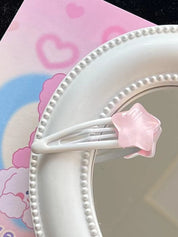 Jelly Star Charm Hair Clip