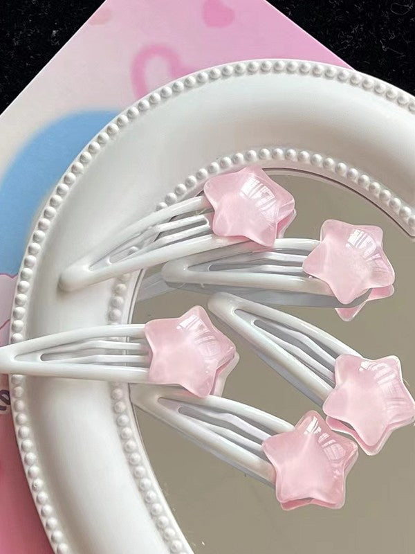 Jelly Star Charm Hair Clip