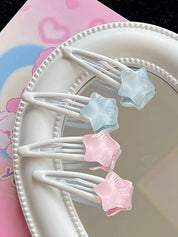 Jelly Star Charm Hair Clip