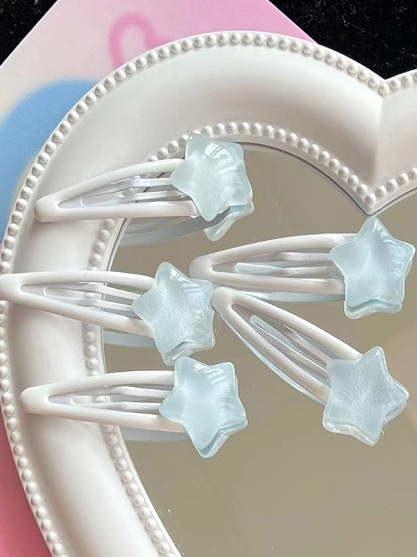 Jelly Star Charm Hair Clip