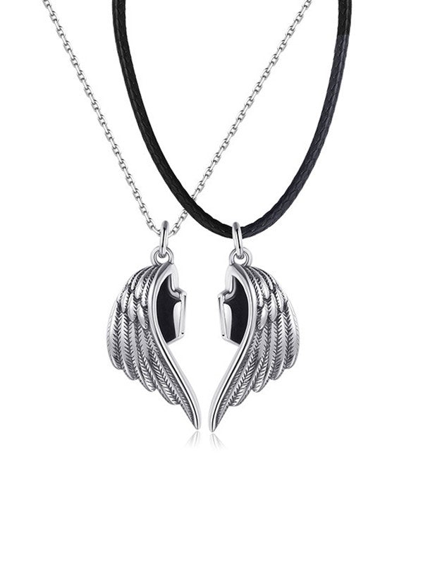 1pair Angel Devil Wing Pendant Necklaces